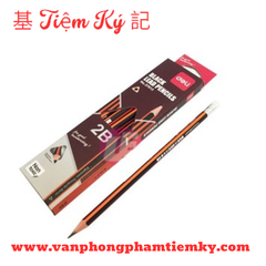 Bút chì gỗ deli 37013 có gôm