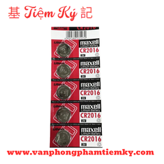 Pin Tròn lớn Maxell CR2016 Vỹ (5 Viên)