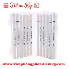 Bút lông 12 màu 2 đầu Baoke MP2923-12
