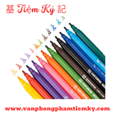 Bút lông 12 màu Deli
