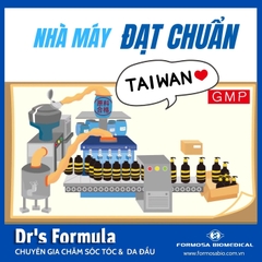QUY TRÌNH SẢN XUẤT DẦU GỘI DR’S FORMULA – CHUẨN GMP, CHẤT LƯỢNG ĐỈNH CAO