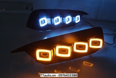 Cụm đèn LED gầm trước kiểu Bugatti Veyron cho Civic 2016-2018