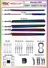 Đèn nội thất 3D nguyên khối cho CRV 2023 - 2026