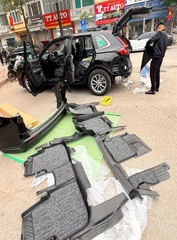 THẢM LÓT SÀN CAO SU ĐÚC TPE TRÀN VIỀN CHO HONDA CRV 2023-2026