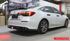 Độ pô và lip sau cho Honda Civic 2022