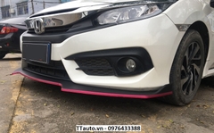 Lip trước sơn màu viền, loại ghép mảnh Civic 2016-2018 (mẫu 7)