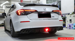 Độ pô và lip sau cho Honda Civic 2022