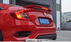 Cánh lướt gió  kiểu JX cho Civic 2016-2020