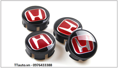 Bộ logo Honda chữ trắng nền đỏ
