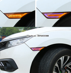 Thay đổi đèn vị trí LED tích hợp đèn chạy ban ngày cho Civic 2016-2020