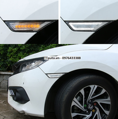 Thay đổi đèn vị trí LED tích hợp đèn chạy ban ngày cho Civic 2016-2020