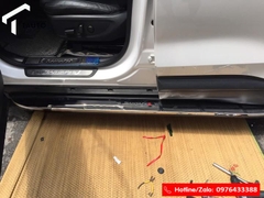 Bậc, Bệ bước chân Hyundai Santafe 2019-2020 – Mẫu tráng gương