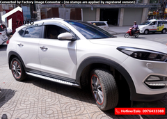 BỆ BƯỚC CHÂN HYUNDAI TUCSON 2019 MẪU CHẤM BI