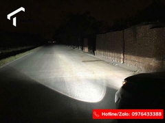 Độ đèn bi gầm tăng sáng cho Honda Civic 2022