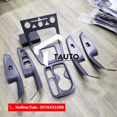 Bộ ốp trang trí nội thất Hyundai Creta nhựa ABS vân đá