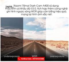 Camera hành trình Xiaomi 70mai Dashcam A400 quốc tế (mắt trước)