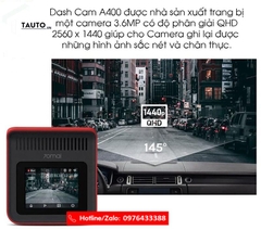 Camera hành trình Xiaomi 70mai Dashcam A400 quốc tế (mắt trước)