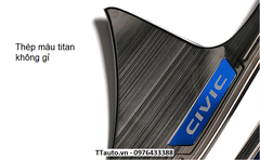 Một số mẫu Chống xước 4 bệ cửa lên xuống loại Titan cho Civic 2016-2019
