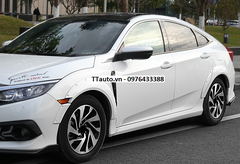 Bộ wide body trước sau cho Civic 2016-2020
