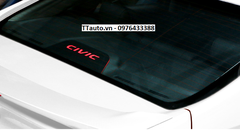 Tấm dán chữ Civic đèn phanh trên cao