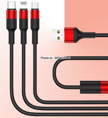Tẩu chia cổng và dây sạc điện thoại cho xe Honda
