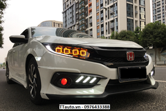 Cụm đèn pha LED kiểu Bugatti cho Civic 2016-2020
