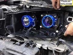 ĐỘ ĐÈN BMW X10 CỰC SÁNG VỚI 4 BI LASER