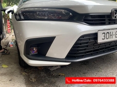Độ đèn bi gầm tăng sáng cho Honda Civic 2022