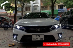 Thay bóng đèn tăng sáng cho Civic 2022 bản E