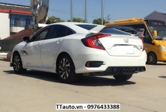 Sửa đổi ống xả kiểu 4 lon pô cho Civic 2016-2020