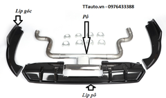 Độ ống xả kiểu Si cho Civic 2016-2020 (pô thật)
