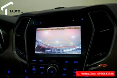 Gắn màn hình gối đầu Android Hyundai Santafe 2019
