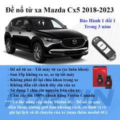 Đề nổ khởi động xe từ xa Mazda cx5 2018-2024 qua chìa zin 100%
