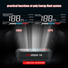 WEBVISION HUD V8 – HIỂN THỊ THÔNG TIN TRÊN KÍNH LÁI