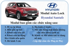 Autolock, Kiểm soát cài đặt tự động phanh, Bật và Chuyển góc cam360 Santafe 2022-2024