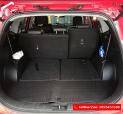 Bộ lót cốp và lưng hàng ghế Hyundai Santafe 2019-2020 thương hiệu Kata