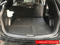 Bộ lót cốp và lưng hàng ghế Hyundai Santafe 2019-2020 thương hiệu Kata
