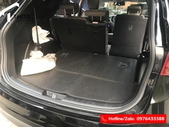 Bộ lót cốp và lưng hàng ghế Hyundai Santafe 2019-2020 thương hiệu Kata