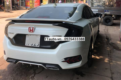 Lip pô kiểu Mercedes cho Civic 2016-2021 (pô giả)