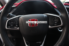 Bộ logo Honda chữ trắng nền đỏ