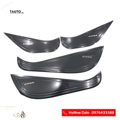 Ốp chống xước Tapli, Táp li cửa Hyundai Kona vân Carbon