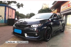 Lip trước sợi carbon Civic 2016-2018