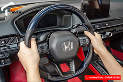 Vô lăng sợi carbon Honda Civic 2022