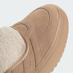 Giày sục adidas Grand Court Mule lót lông - màu cát