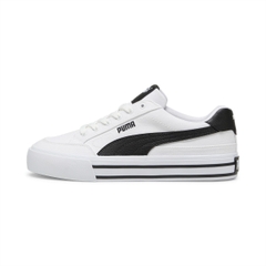 Sneaker PUMA Court Classic trắng đế độn cao