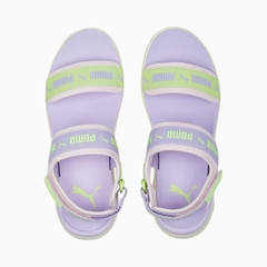 Sandal quai dán PUMA tím lavender