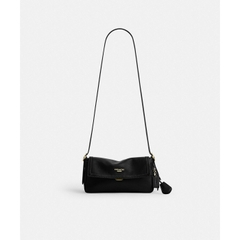 Túi Coach ETTA Small Flap - da nappa đen