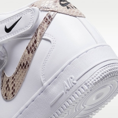 Nike Air Force 1 '07 Mid swoosh vân da rắn