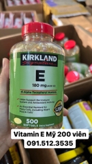 Viên Uống Vitamin E Kirkland Signature Vitamin E 400 IU 500 Viên
