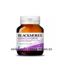 [ Nhập Khẩu] Viên uống Blackmores Ginkgoforte 40 Viên- Cải thiện trí nhớ